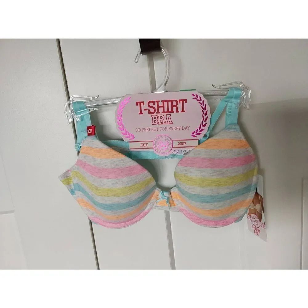 SO T-Shirt Bra 36B Multi-color